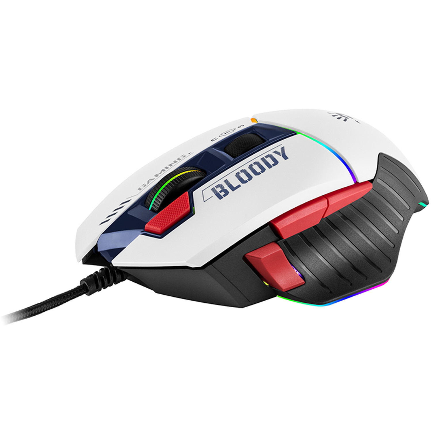 A4Tech Bloody W60 MAX Stone Black Optische Gamingmuis USB Type-A 10.000 DPI