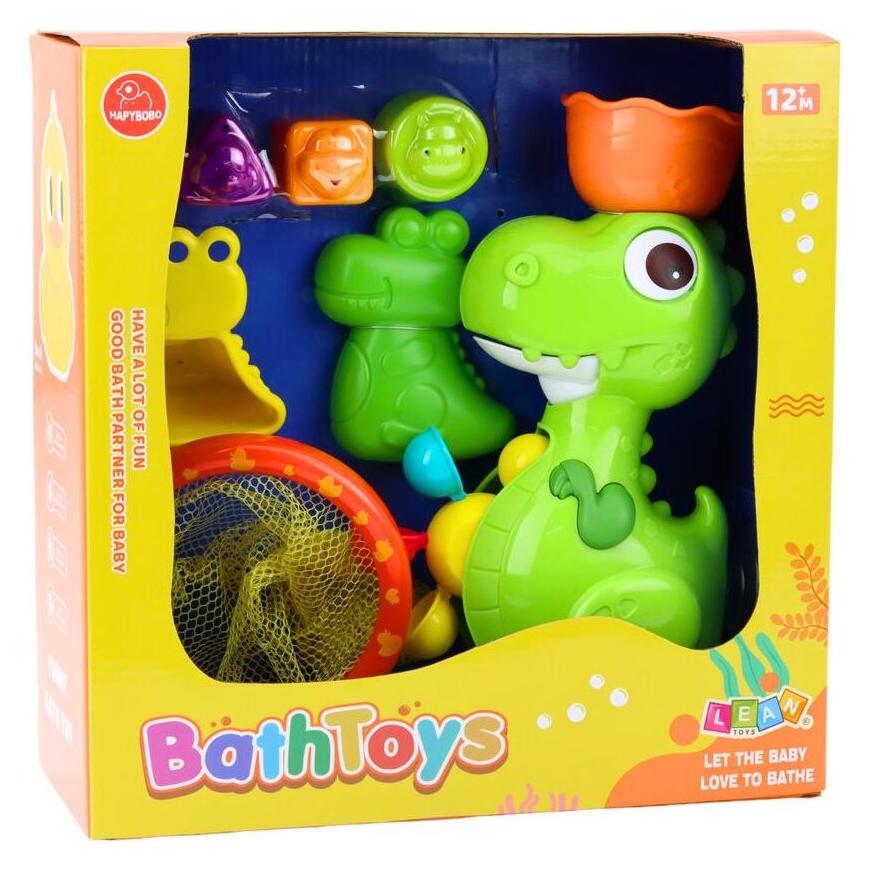 Lean Toys Lean Dinosaurier Badespielzeug Set Mit Mahlwerk Zubehör 8El (65615009)