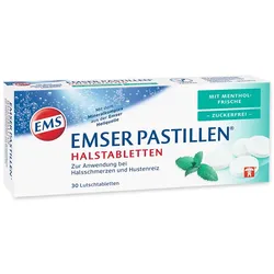 EMSER Pastillen mit Mentholfrische zuckerfrei 30 St