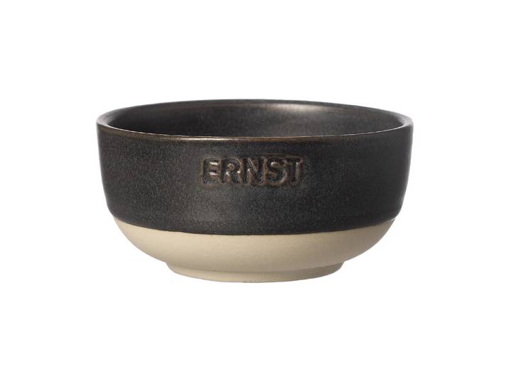 ERNST Bol Ernst Base mat noir-nature Ø8 cm