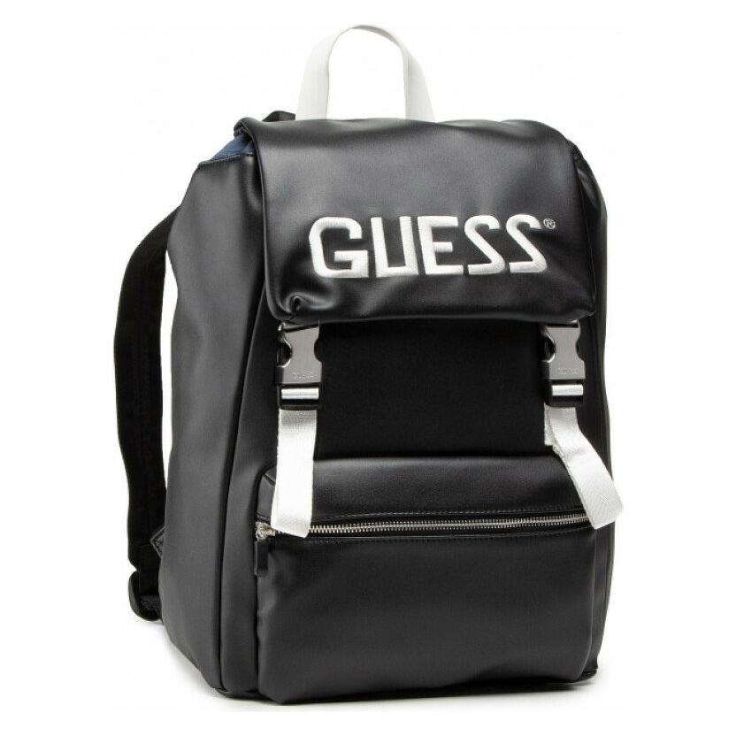 Guess Salameda, Textile Backpack, Black, For Men (37668666)