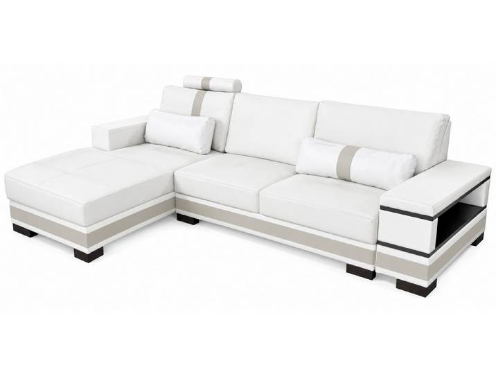 Xlmoebel Ecksofa Modern Wohnzimmersofa Weiß Textil Ecksofa Lounge Komfort Möbel, 1 Teile, Special features