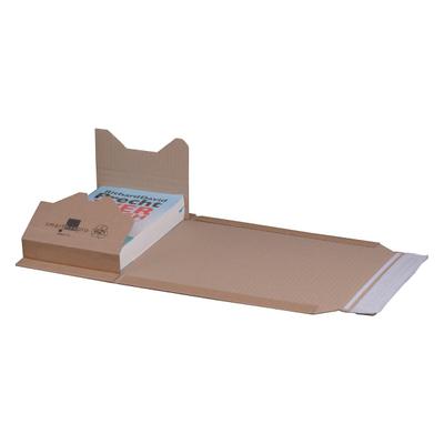 VEPATIM 25 Universalverpackung 217x155mm bis 54mm Höhe Selbstklebeverschluss Aufreißfaden A5 braun