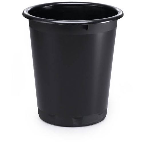 DURABLE Papierkorb BASIC, Kunststoff, 13 Liter, schwarz