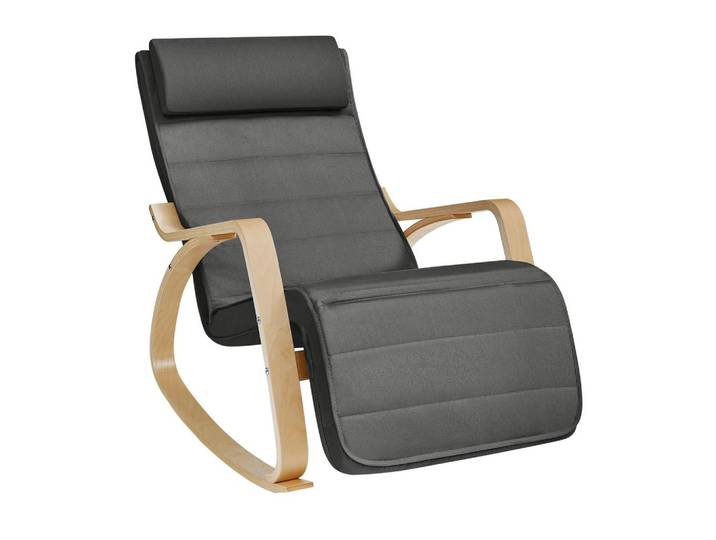 Relaxsessel mit Nackenstütze L: ca. 121,5 cm, Dunkelgrau
