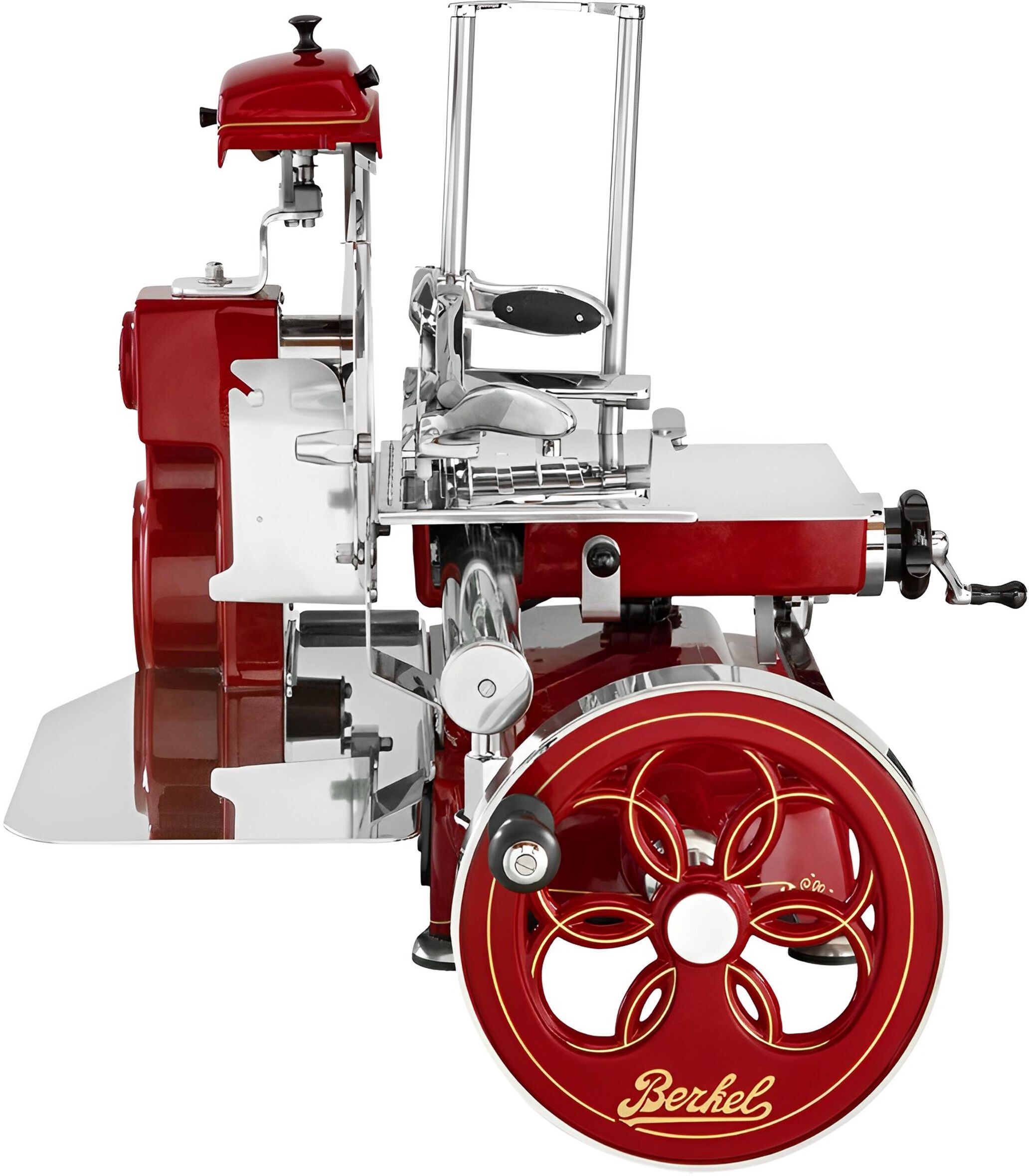 BERKEL Vliegwiel snijmachine Tribute - Mes: Ø 300mm - Rood - incl. onderstel rood