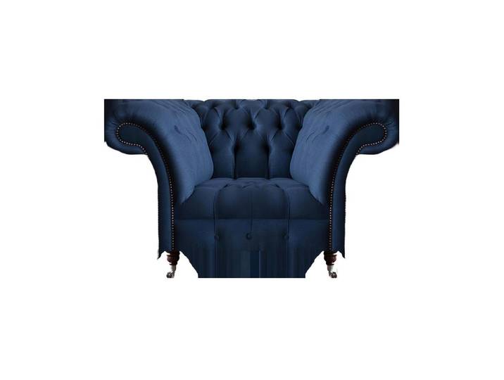 Xlmoebel Sessel Eleganter blauer Chesterfield Lehnsessel für stilvolles Wohnen (Sessel), Hergestellt in Europa