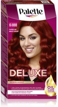 Schwarzkopf Palette Deluxe cor para cabelo permanente tom 6-888 Flaming Red 1 un.. Palette Deluxe
