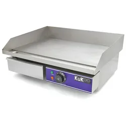 Kukoo Gastro Griddle-Platte Grill Edelstahl 50cm