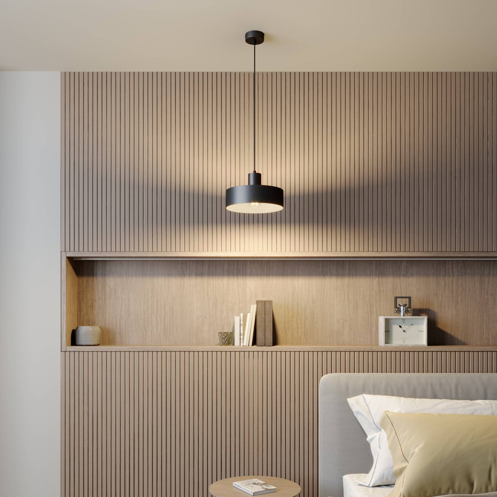 Hängeleuchte Rif SIGMA, dimmbar, schwarz, für Wohn- / Esszimmer, Metall, Modern