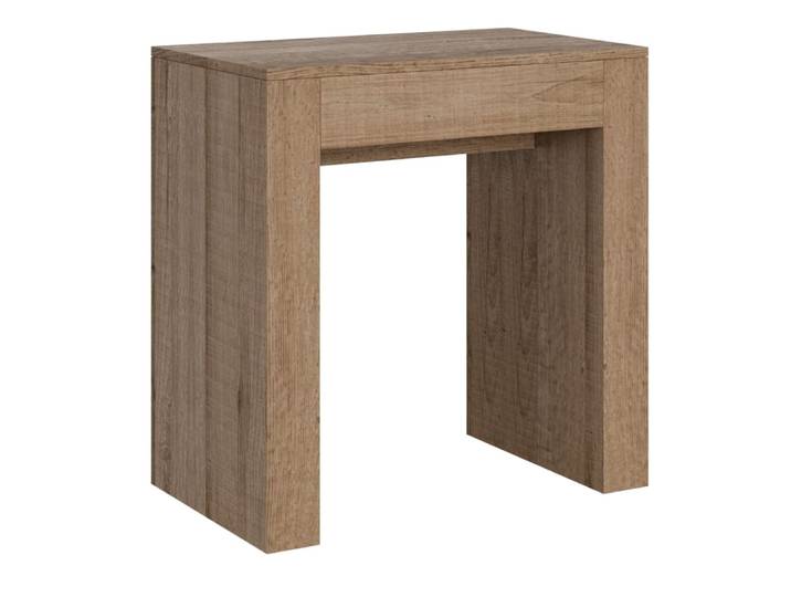 Console extensible 78x47/299 cm effet bois chêne nature
