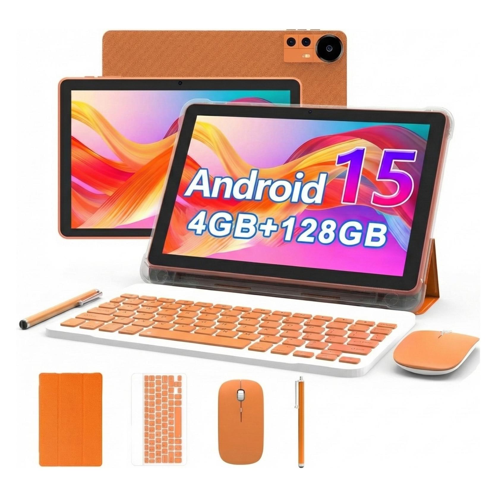 Extralink TABLET CP31 WLAN ANDROID 15.0, 10,1", 128GB, KAMERA 2MP+8MP ORANGE (nur WLAN, 10.10", 128 GB, Orange) (EX.95849)