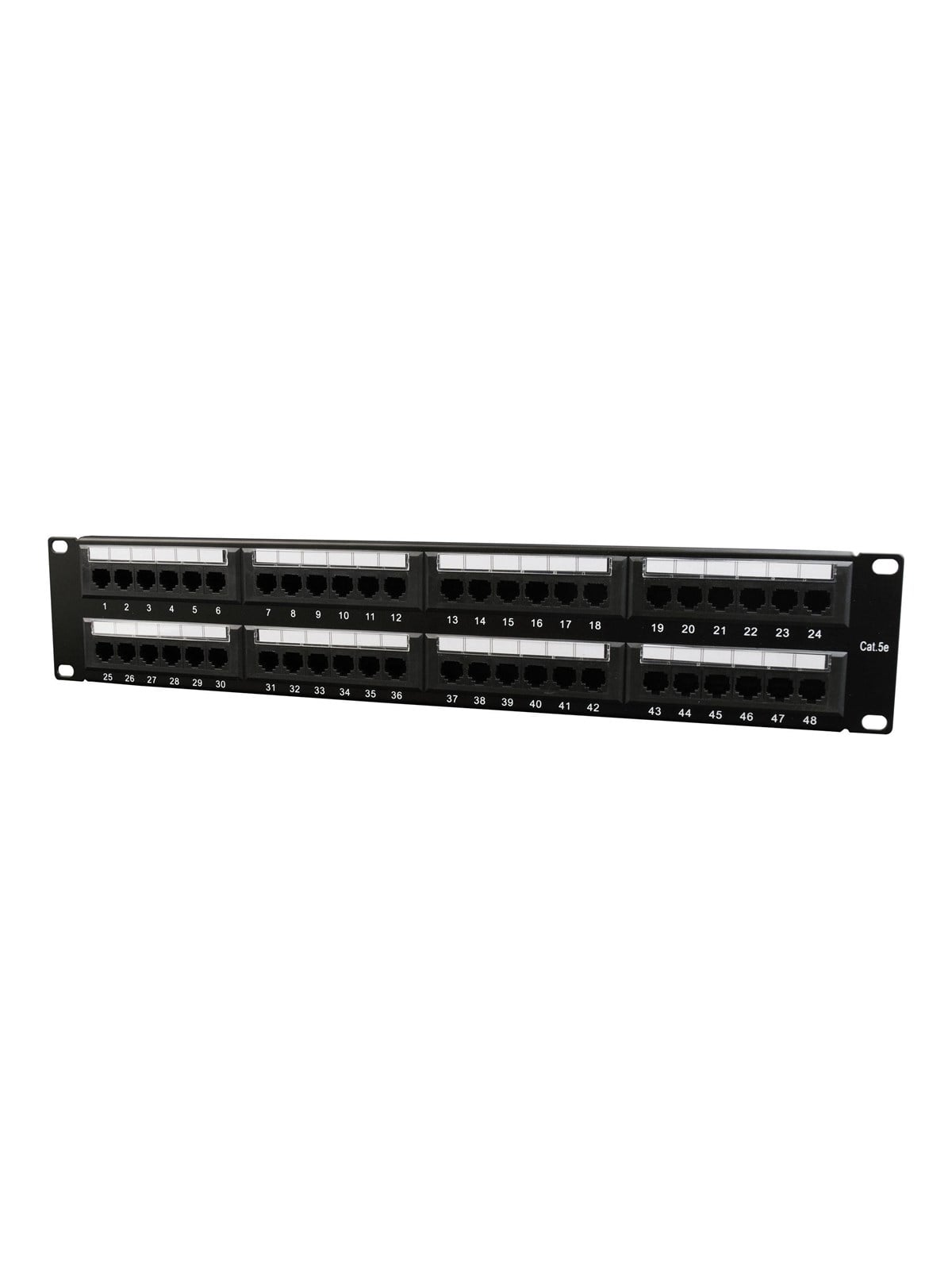 Gembird NPP-C548CM-001 - patch panel with cable management - 2U - 19"