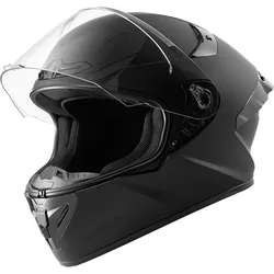 VEVOR Integralhelm Größe M, Motorradhelm mit Klarem Visier ECE 22.06 Zertifiziert Vollvisierhelm für Damen & Herren Vollvisierhelm mit Bluetooth-Lautsprecherfach, Mopedhelm Full Face Schwarz