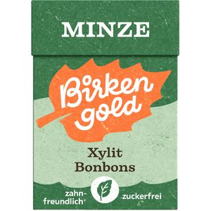 Birkengold Kräuterbonbons Minze, zuckerfrei, zuckerfrei, 30 g
