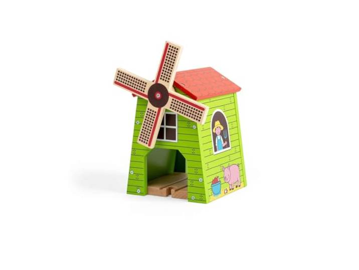 Bigjigs Rail Country Windmill - Andere belangrijke Wooden Rail Merken zijn Compatible
