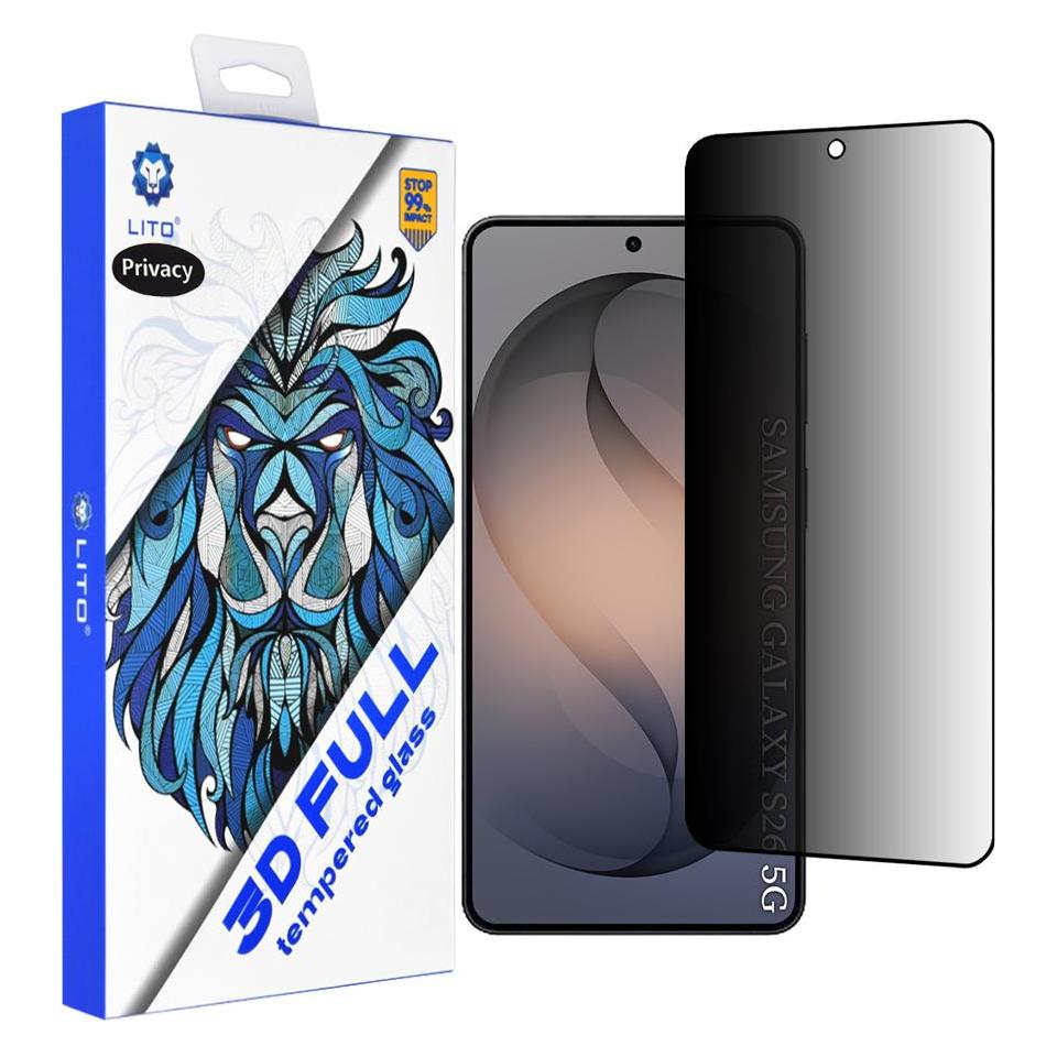 Lito - 2.5D FullGlue Glass Ultra Thin - Samsung Galaxy S26 - Privacy (Samsung Galaxy S26) (66154326)