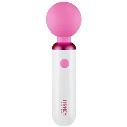 Honey Play Box, Vibrator, Pomi Wand – Klitoraler Stabvibrator mit 10 Vibrationsmodi, Weiss
