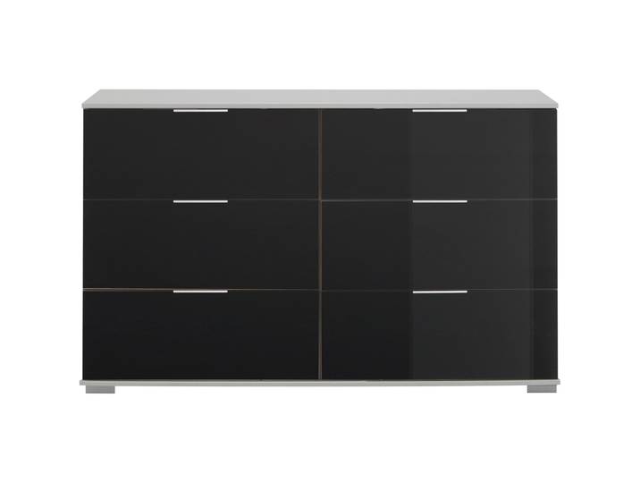 Kommode Peyton C schwarz Holzwerkstoff B 130 H 83 cm