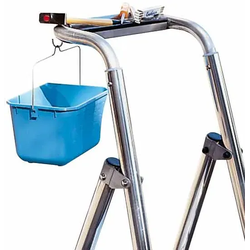 Siedra Stufenstehleiter Profimax bis 350kg getestet 5 Stufen