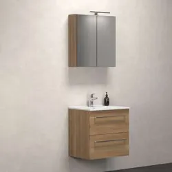 Dansani Spar-Set Multo+ Amber mit Spiegelschrank und.. - Badmöbel