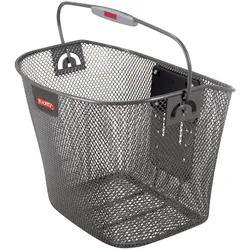 KLICKfix Fahrradkorb Uni für den Lenker, 16 L, schwarz