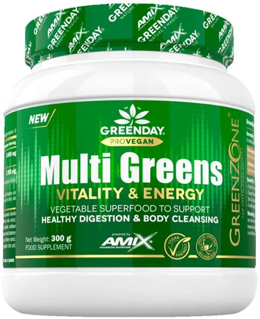 Amix Greenday Multi Greens 300g Laranja.