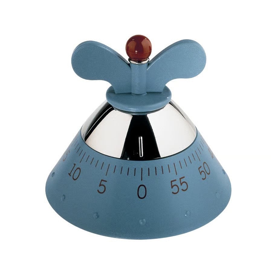 Alessi kookwekker blauw