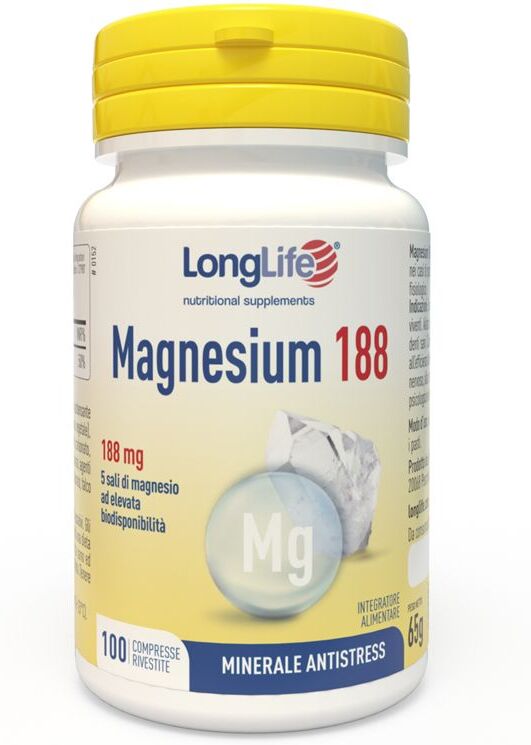 LONGLIFE Srl LongLife Magnesium 188, 100 compresse 