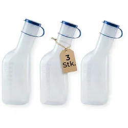 Medi-Inn Urinflasche PP 1000 ml, für Männer, milchig 3 Stück