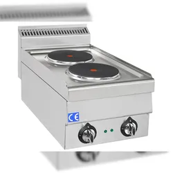 Elektroherd mit 2 runden Platten