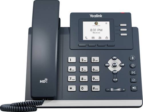 Yealink MP52 E2 Teams Systemtelefon,VoIP Touchscreen Touch-Display Grau