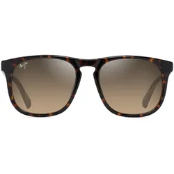 Maui Jim K?PA?A _ Glänzend Dunkelhavanna mit Gelb transparent (HS641-10)