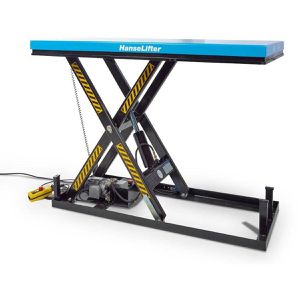 HanseLifter Hubtisch HIW1004-230V, elektrisch, 1700 x 1000mm, Hubhöhe 1300mm, Tragkraft 1000kg