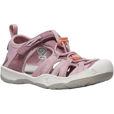 Sandale KEEN "MOXIE SANDAL", Mädchen, Gr. 27/28, rosa (nostalgia rose, papaya punch), Synthetik, Textil, Schuhe Sandale