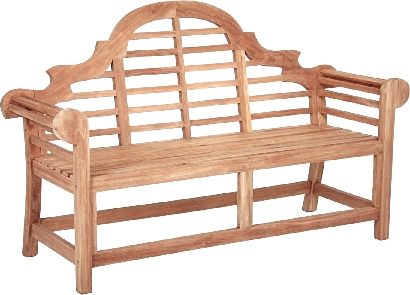 Gartenbank >Picadilli< in natur aus Teak - 46x141x45cm (LxBxH)
