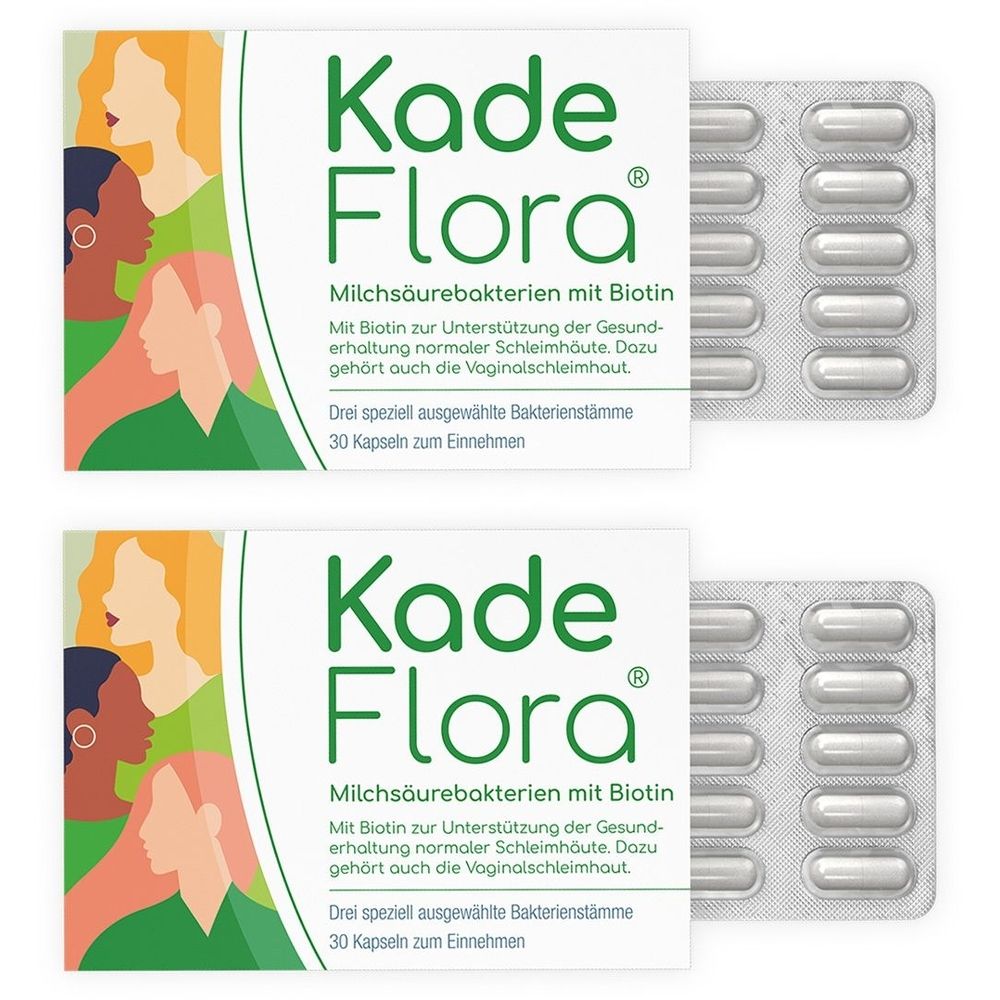 Kadeflora Milchsäurebakterien mit Biotin Kapseln 2x 2x30 St