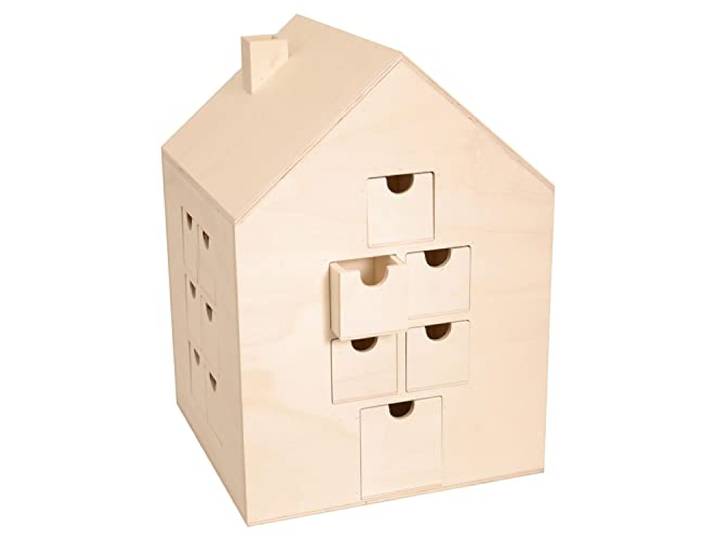 Calendrier de l'Avent Maison 21\,5X21\,5X30 cm