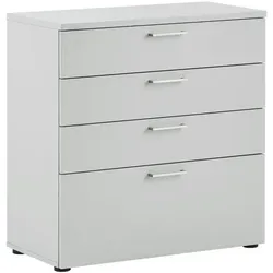Möbelpartner Kommode »1500 Büro« grau, 80.2x84.2x41 cm