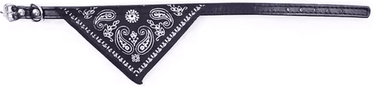 Inspire Curations Adjustable Printed Bandana Collar For Cats & Small Dogs black