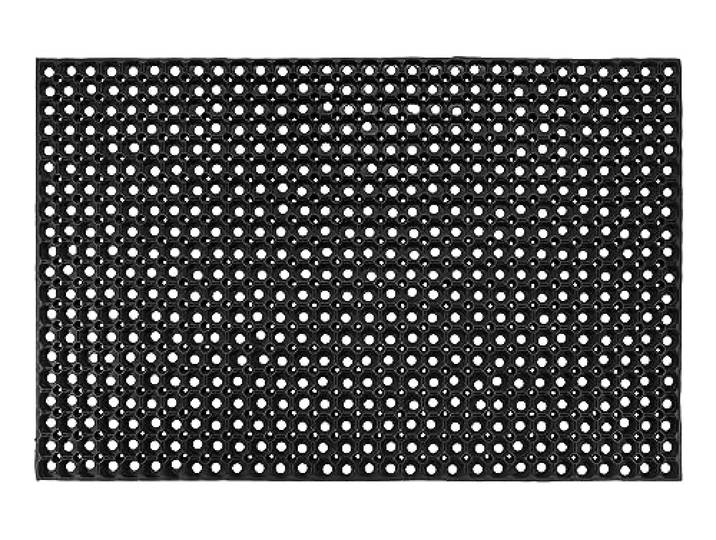 andiamo Fußmatte aus Weichkautschuk - Fußabtreter Hauseingang - Gummimatte im Außenbereich - pflegeleicht, wetterfest und zuschneidbar - Fallschutzmatten Outdoor - Schmutzfangmatte 80 x 120 cm Schwarz