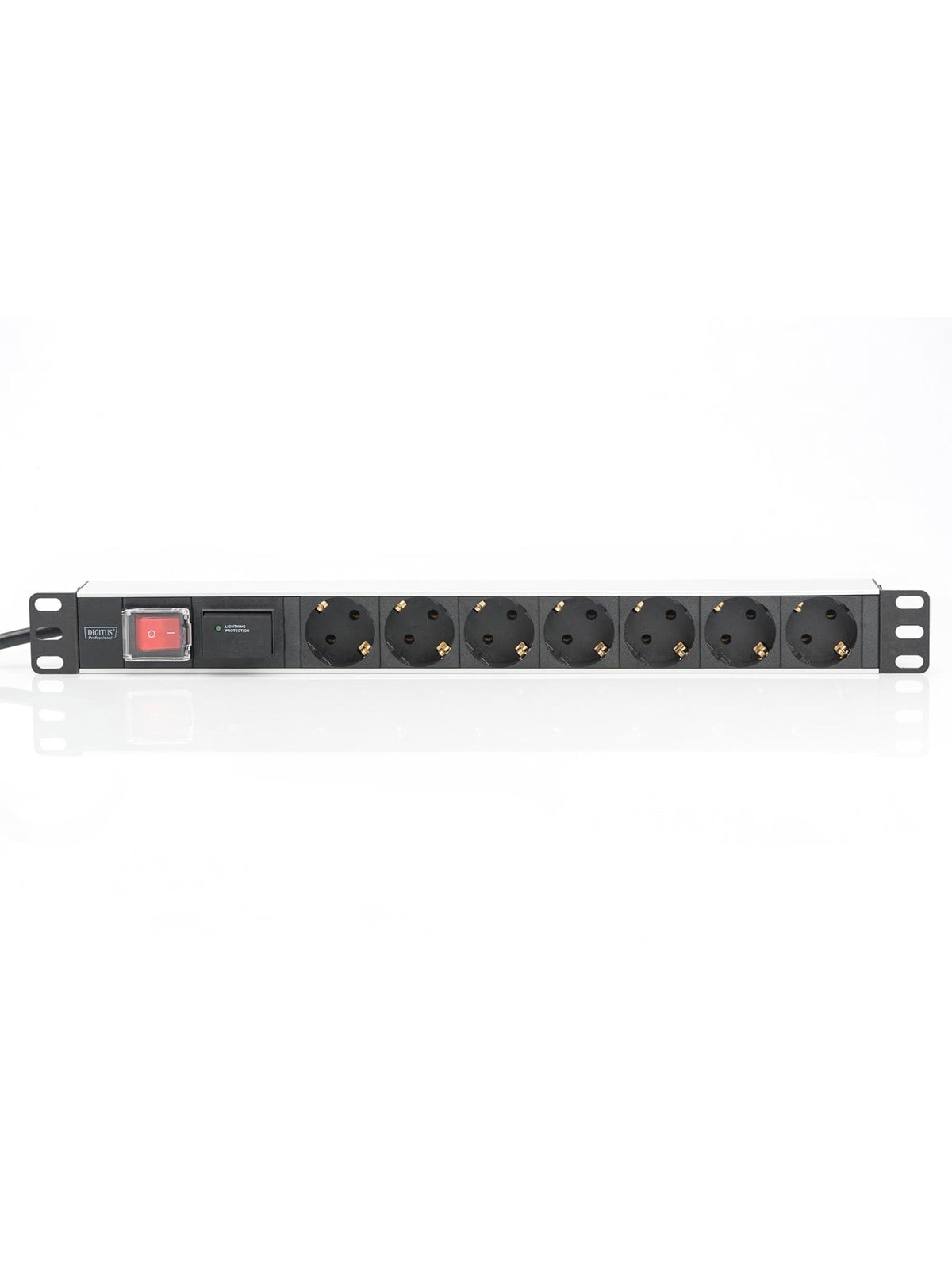 DIGITUS 7-Port - 1U - Aluminum PDU