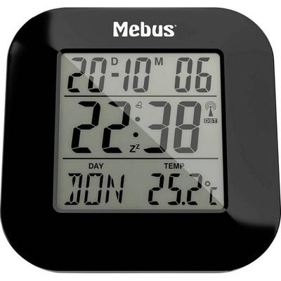 Mebus 51510 Funk Wecker Schwarz