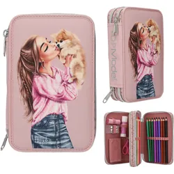 TOPModel 2 Fach Federtasche DOTS