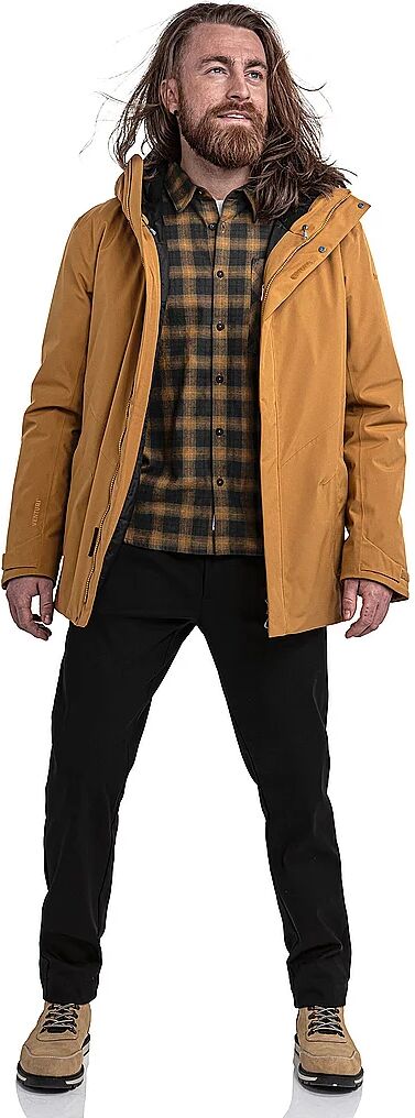 SCHÖFFEL Herren Winterparka Style Froda senf   48 M