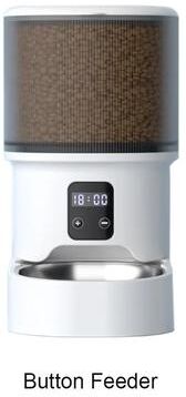 Inspired Living Smart WiFi Automatic Pet Feeder And Water Fountain button Feeder
