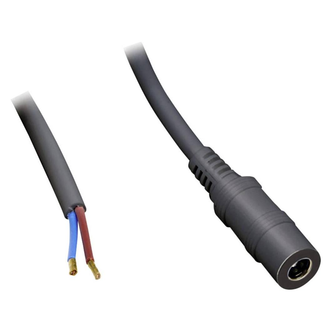 BKL Electronic 075187 Niedervolt-Anschlusskabel Niedervolt-Buchse - offene Kabel (075187)
