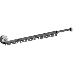 Kitchen Move Wandwäscheständer PYTHON 125cm Aluminium Schwarz