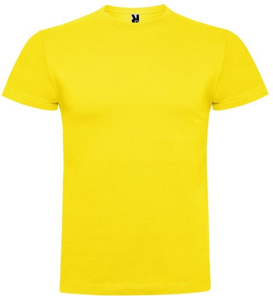 T-shirt personnalisable en coton peigné 180 g/m² Braco jaune XXXL