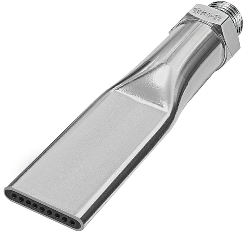 Riegler Lärmarme Flachdüse, G 1/4 AG, MS vernickelt, Düsenbreite 21,5 mm (30.401)